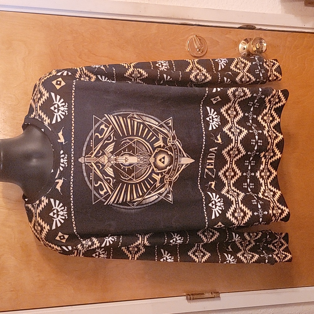 The Legend Of Zelda Christmas Ugly Sweater Size Medium 3D